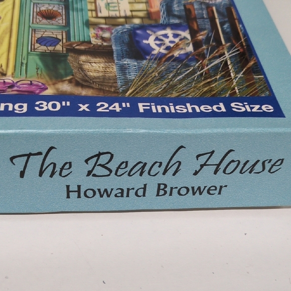 Heritage The Beach House Puzzle - Blue and Yellow - Picture 6 of 6